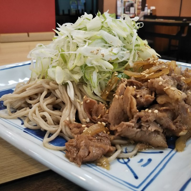 肉ねぎそば(サガミ 甲西店 （さがみ）)