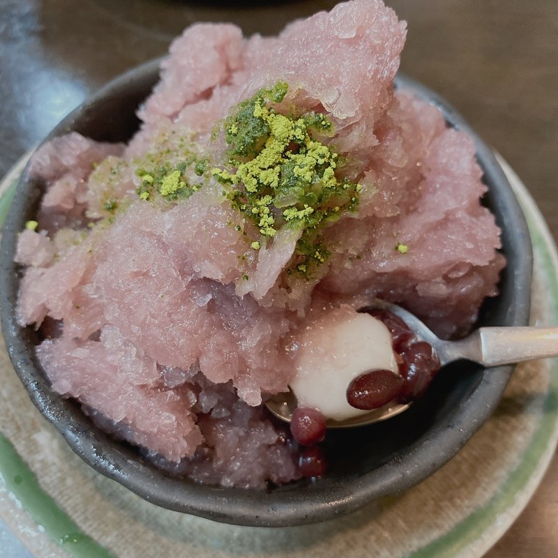 氷ぜんざい(こかく庵)