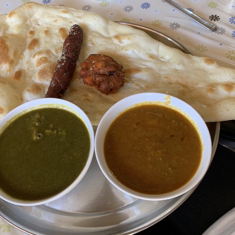 Dセット(シークケバブ&チキンティッカは別写真)(ダッカ　ダイニング&カフェ)