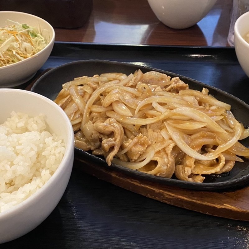 鉄板しょうが焼き定食(チャイナドール （CHINA DOLL）)