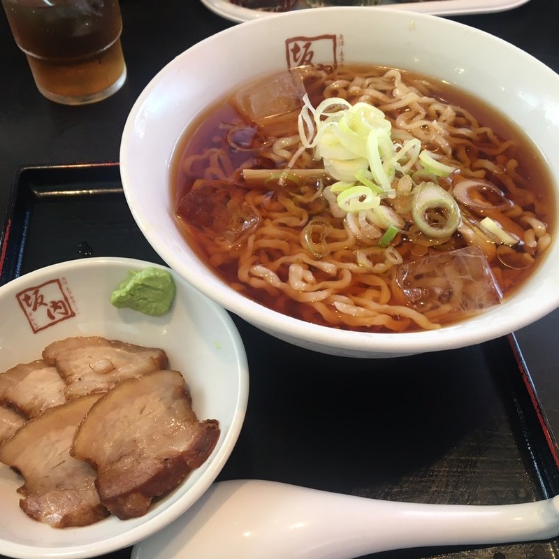 和風冷やしラーメン(喜多方ラーメン坂内 小法師 針中野店 （コボシ）)