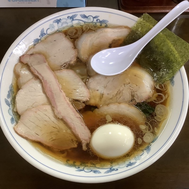 焼豚ワンタンメン(大盛)(とらや分店 村田や )