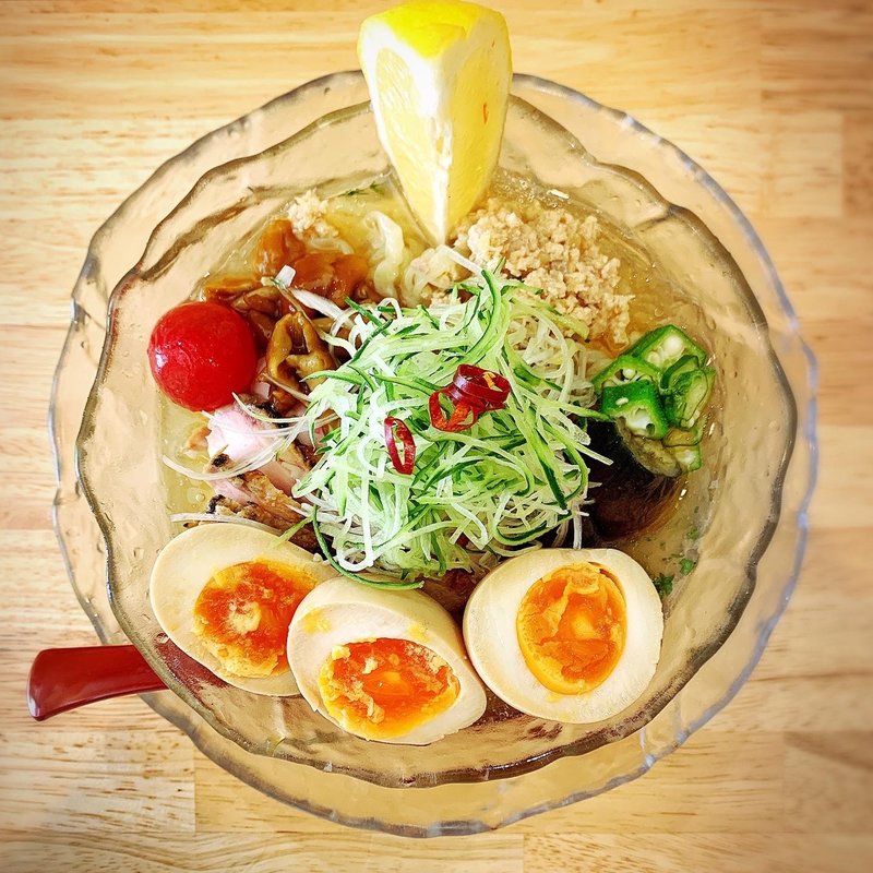 冷やしとりそば(らーめん天神下 大喜)