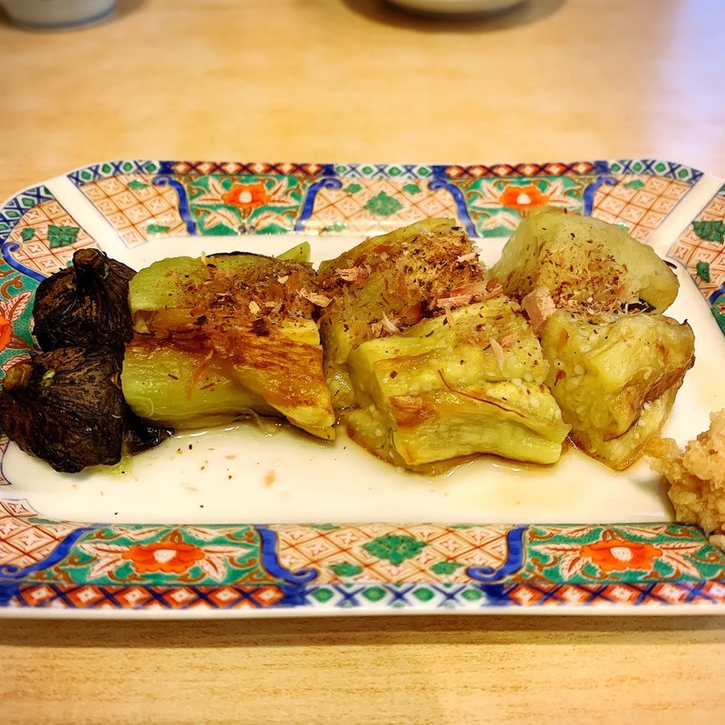 焼き茄子(葵)