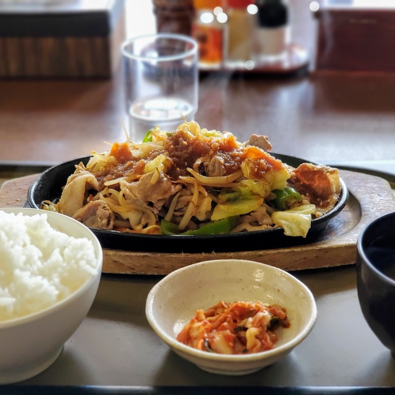 豚ジンギスカン定食(松の実 )