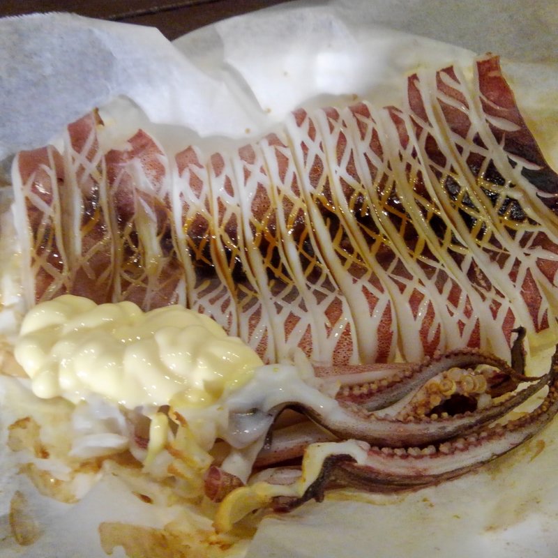 烏賊の一夜干し(ペンション弓ヶ浜 )