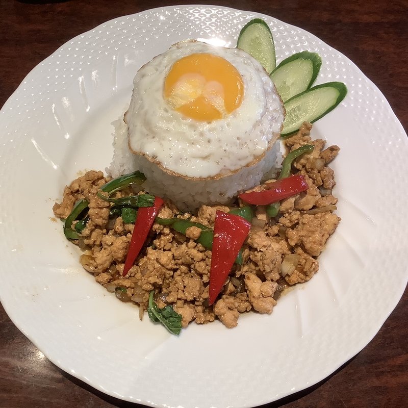 ガパオライス(夏のおすすめ平日メニュー)(星乃珈琲店 マーブルロード店)