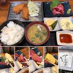 インドマグロとあじフライ