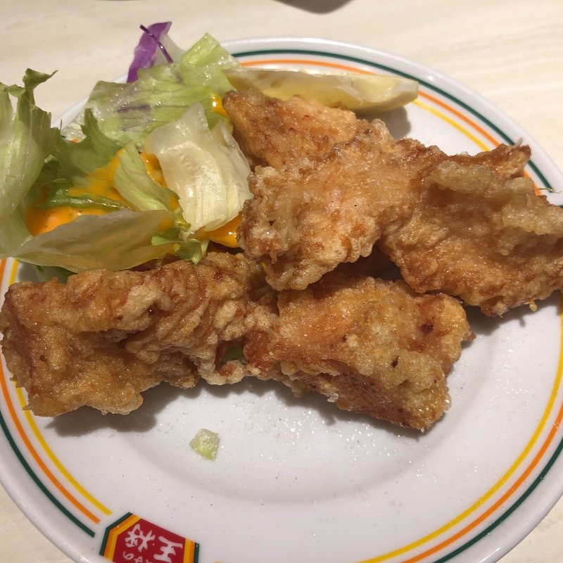 唐揚げ『ジャストサイズ』(餃子の王将 アリオ八尾店 )