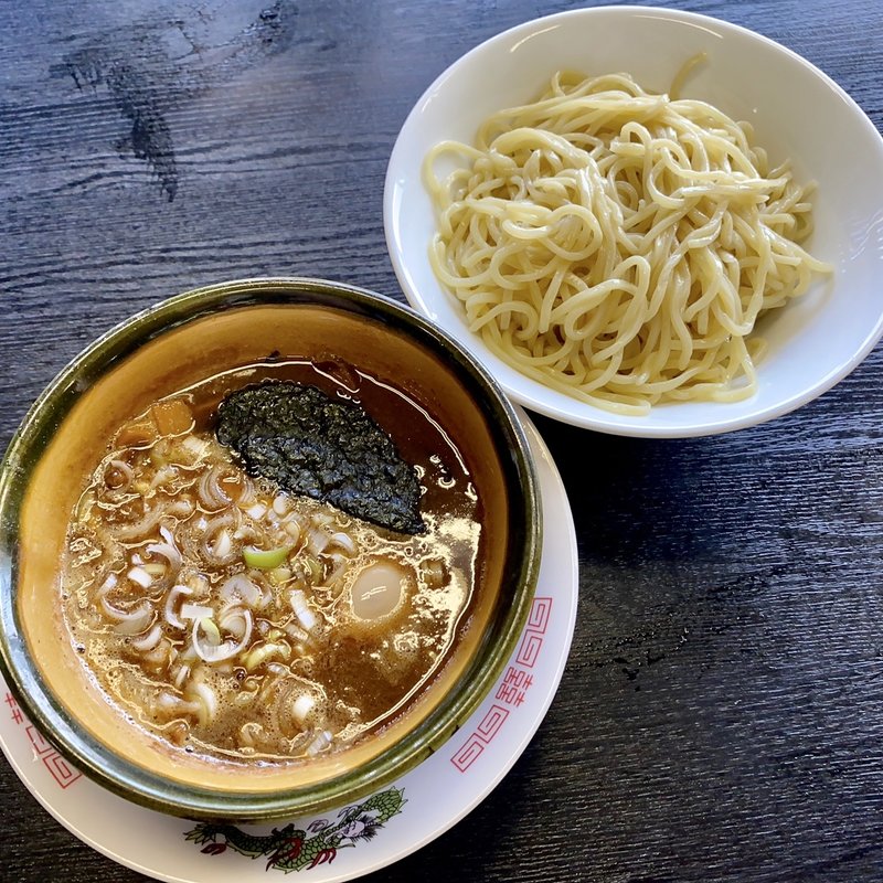濃厚正油つけめん(ラーメン萬亀)