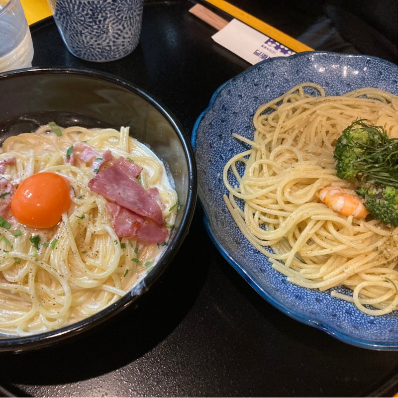 ハーフ&ハーフ Cセット(洋麺屋 五右衛門 池袋サンシャイン三越店)