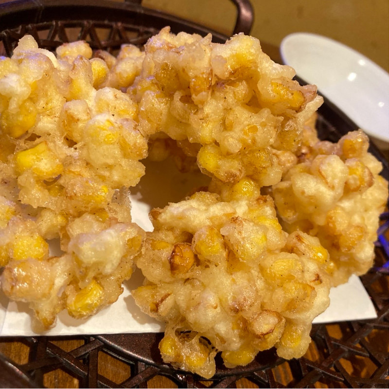 トウモロコシかき揚げ(べたなぎ)