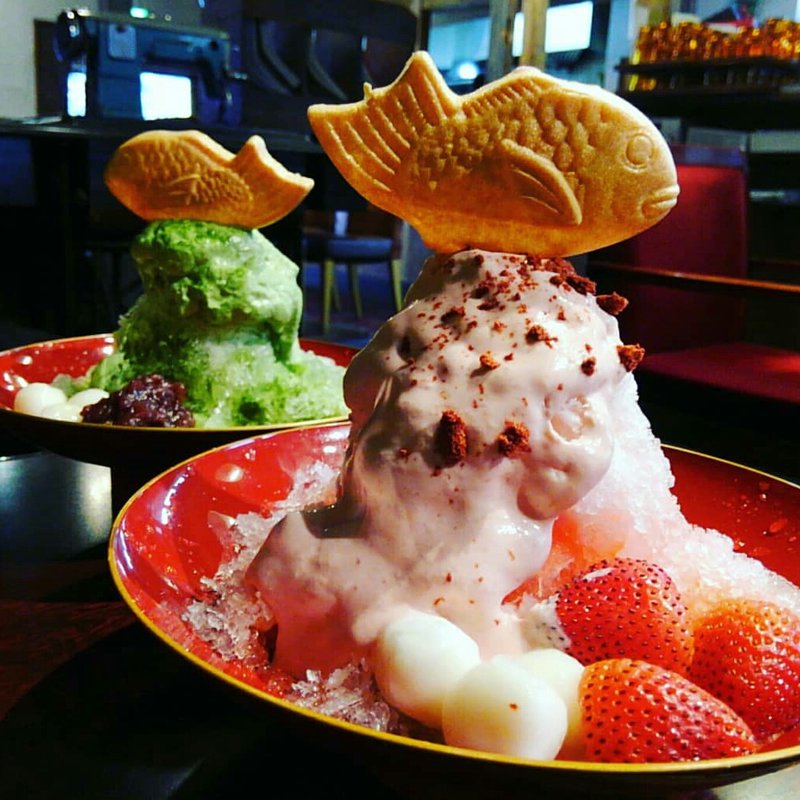 かき氷こいいちご(太陽ノ塔 別館 （タイヨウノトウ）)