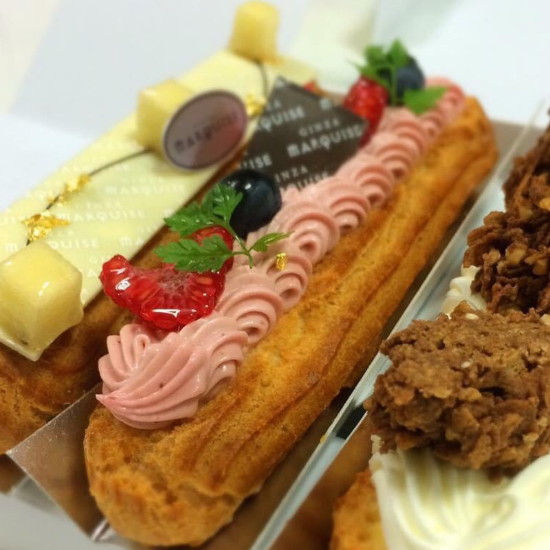 エクレールフランボワーズ(銀座マルキーズ )