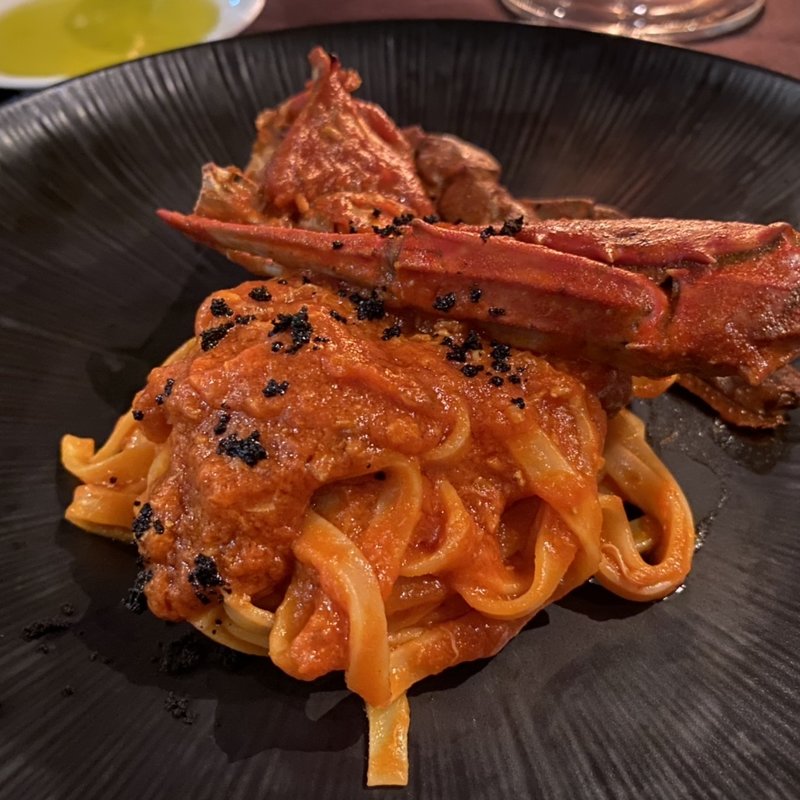 渡り蟹のタリアテッレ(XEX愛宕グリーンヒルズ サルヴァトーレクオモブロス （XEX ATAGO GREEN HILLS / Salvatore Cuomo Bros.）)