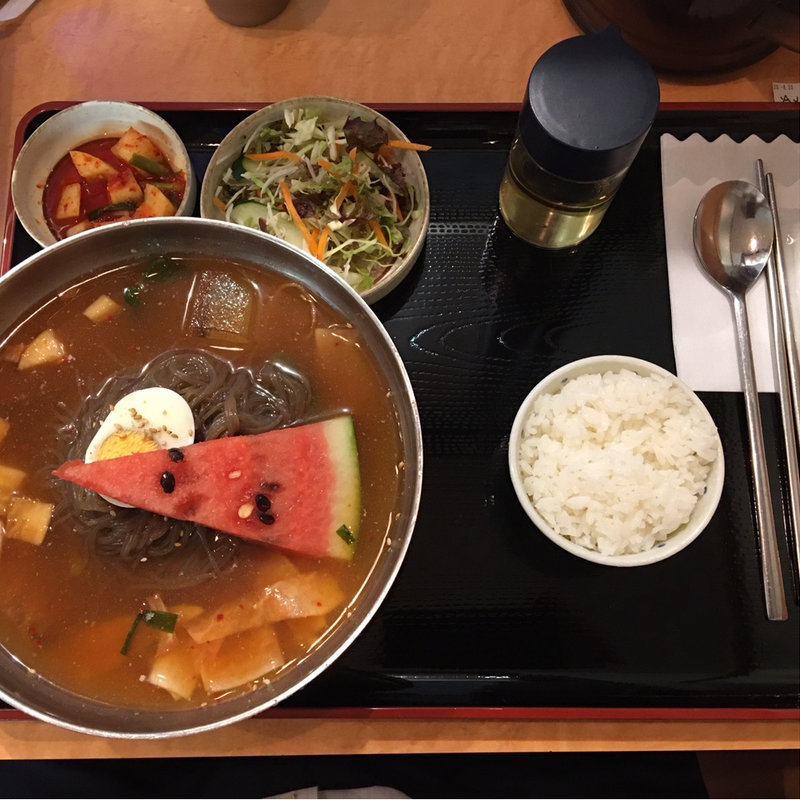 冷メン定食(扶餘(プヨ) 電力ビル店)