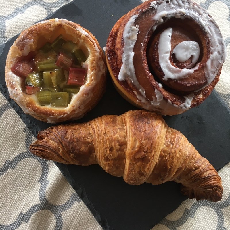 ルバーブとクリームチーズ(Bleu de Roche)