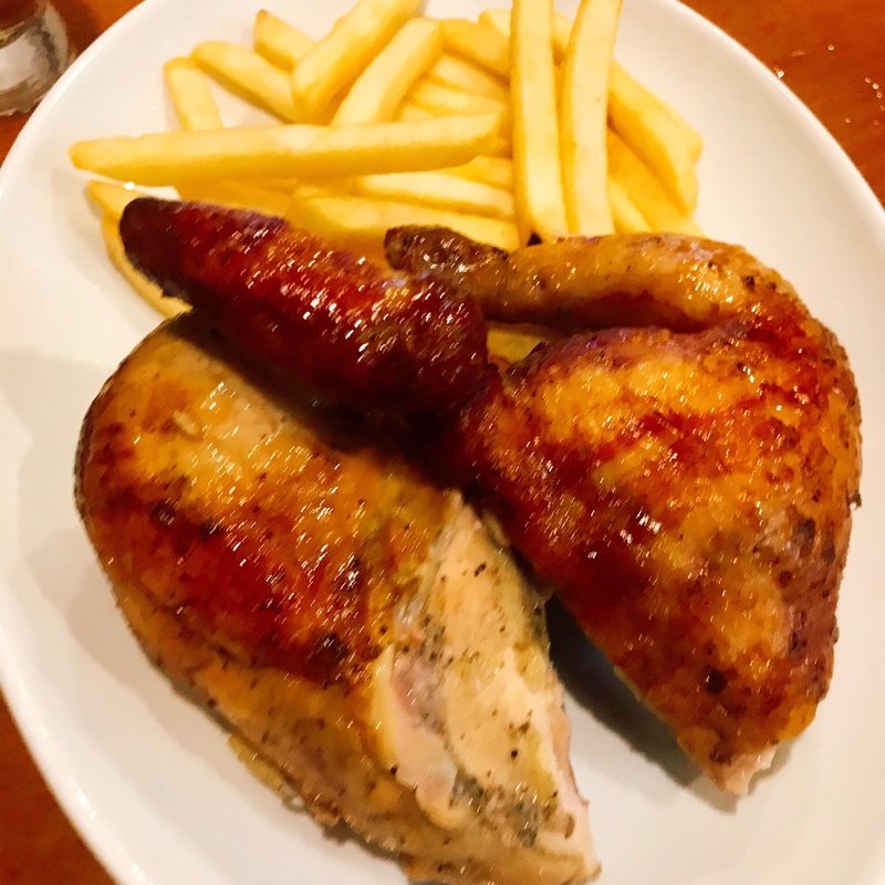 ローストチキン　フライドポテト(KOKY'S PERUVIAN RESTAURANT)