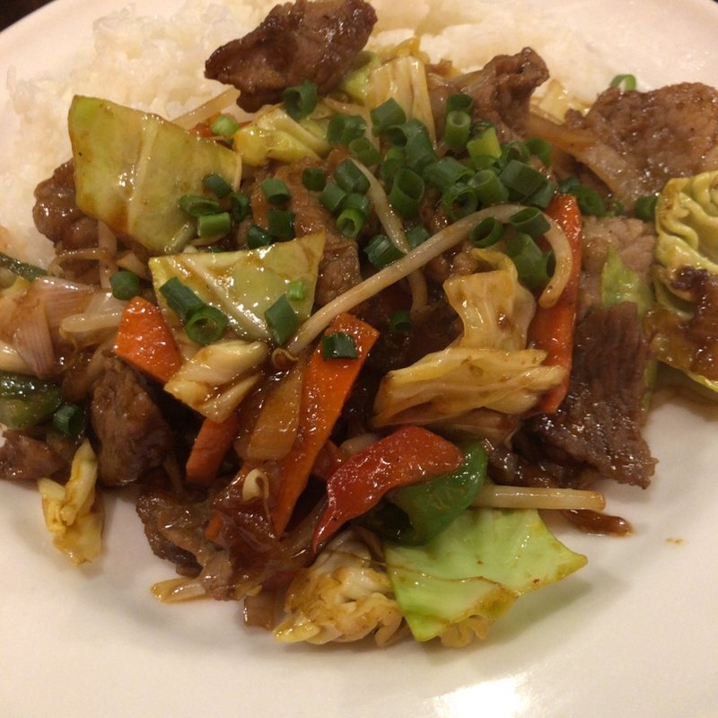 牛肉と野菜の彩りオイスターソース炒め(BAR de ESPANA TORO 新宿 （バルデエスパーニャ トロ）)