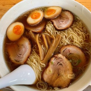 チャーシュー麺、煮卵(大勝軒  東川口店)