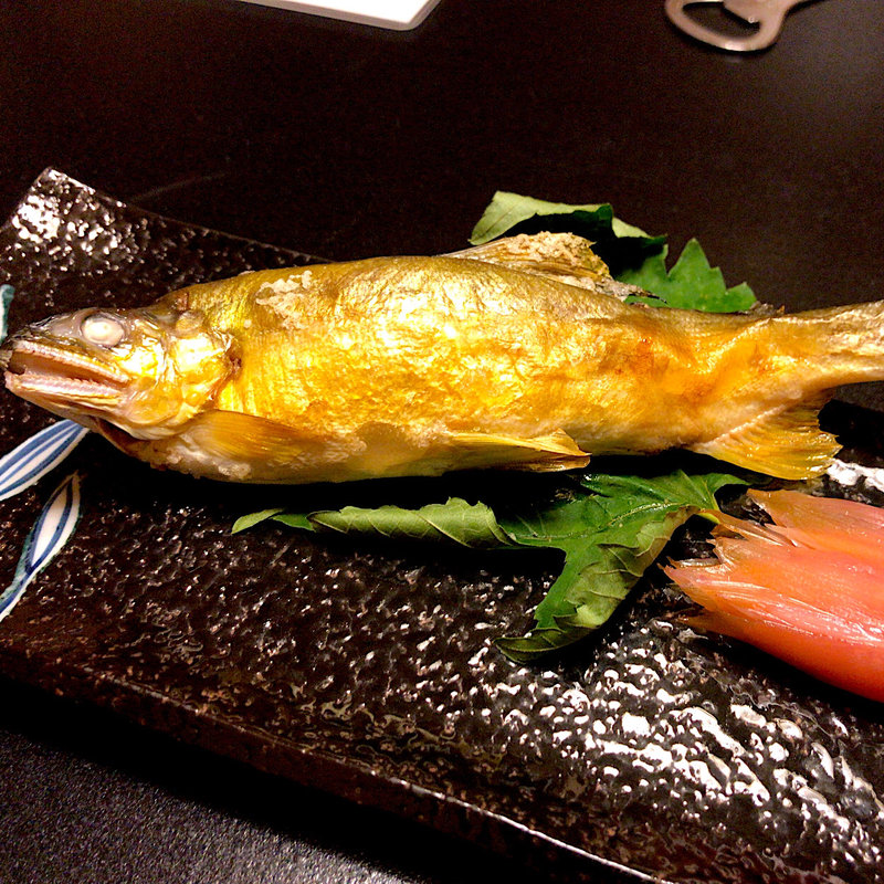 鮎の塩焼き(ゆもとや )