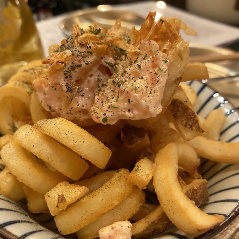 ポテトフライ桜海老のタルタル(いざかや ほしぐみ)