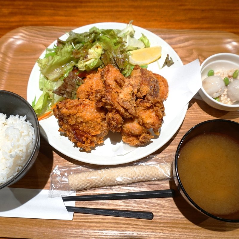 唐揚げ定食(博多水炊き大和 天神店)