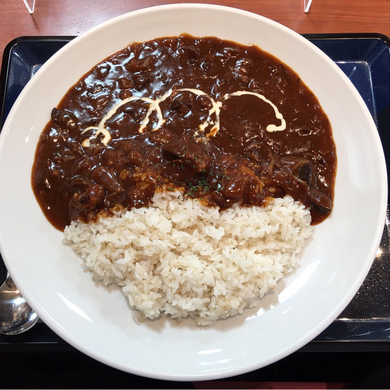 牛タンハヤシライス(菅生パーキングエリア上り　フードコート)