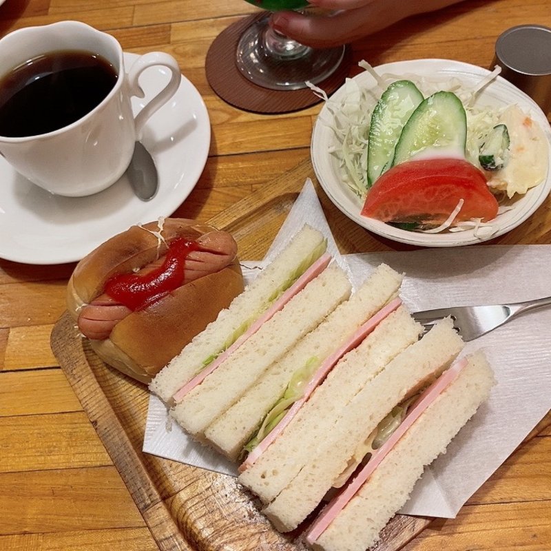 モーニングセット(ファミリースナック ロッキー)