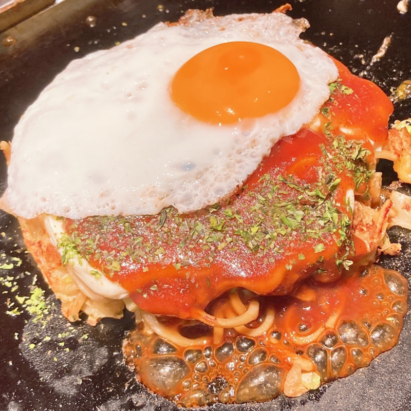 モダン焼き(浅草もんじゃ ぜんや)