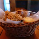 自家製ビールの鷄唐揚げ