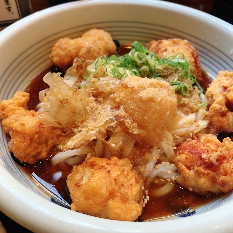 とり天ぶっかけ(江戸堀 木田)