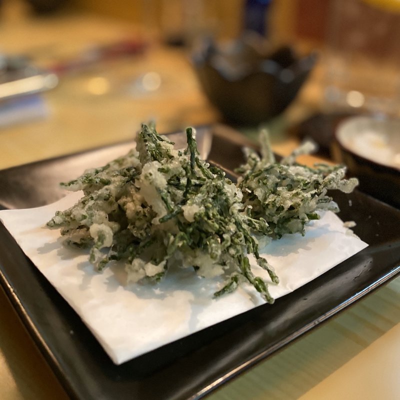 シーアスパラガスの天ぷら(おき野 )