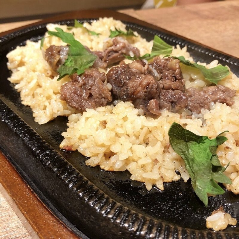 ガーリックライス(steak&steak)