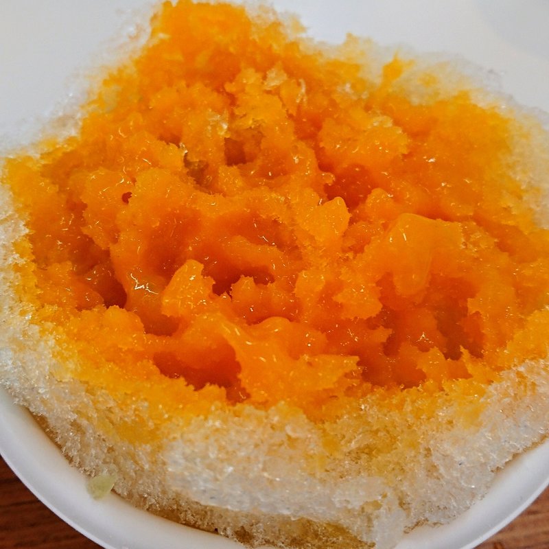 彩りかき氷 (マンゴー)(埜庵)