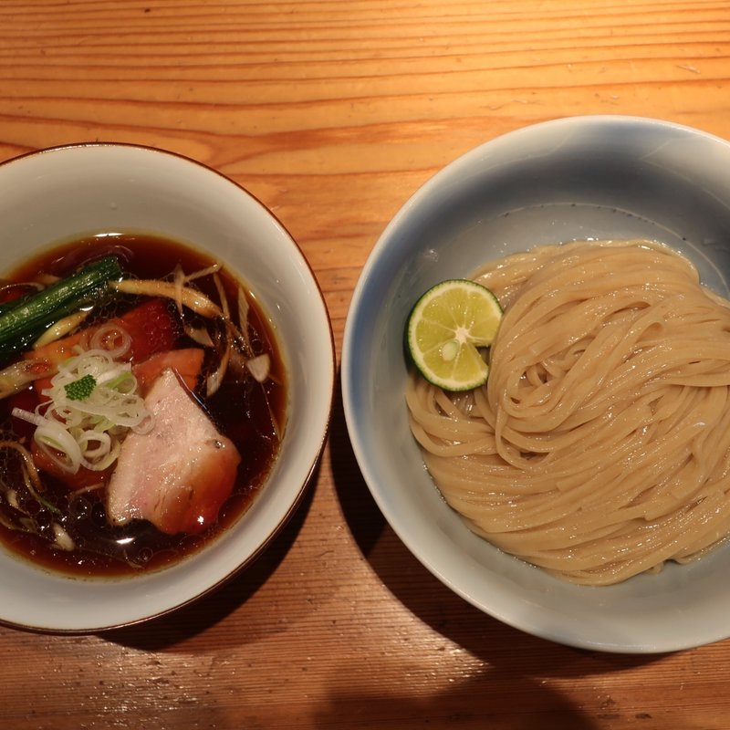 醤油つけめん(らぁめん鴇 （とき）)