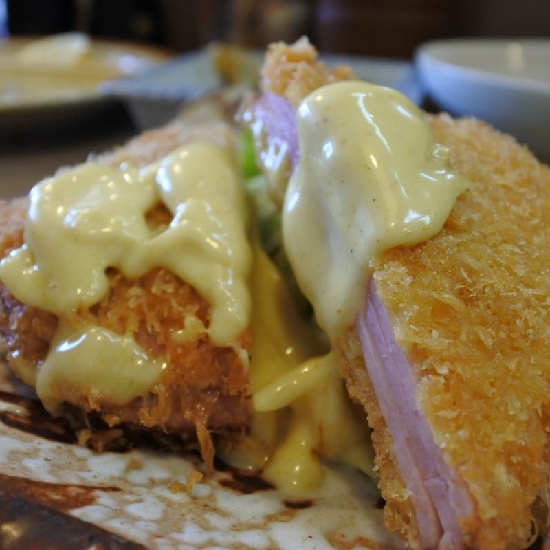 ハムカツ(ハムフライ)(お食事処　凡)