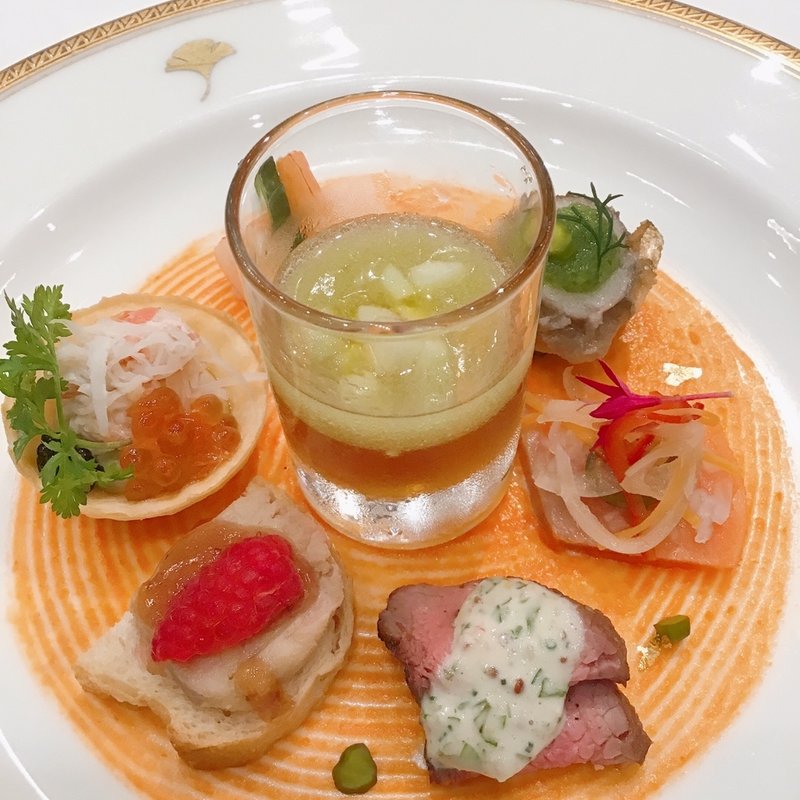 前菜盛り合わせ(熊本ホテルキャッスル)