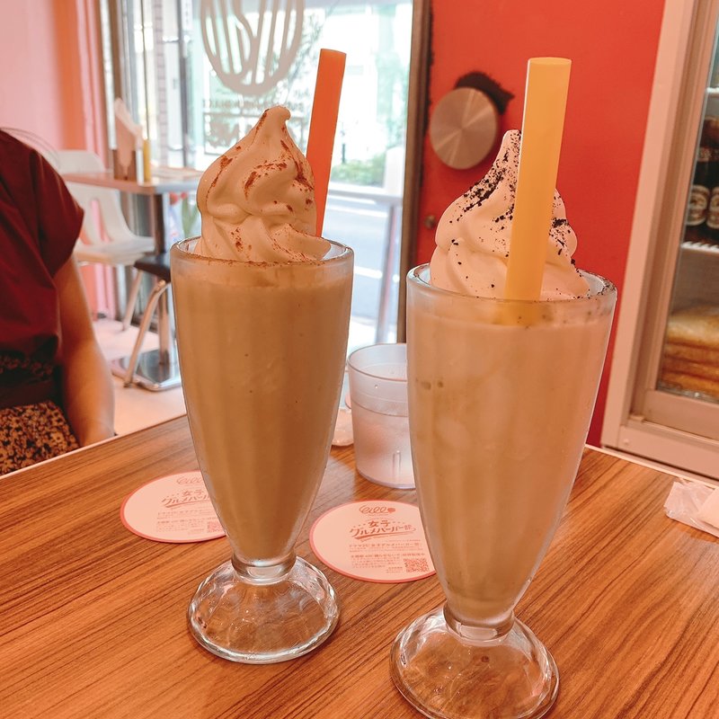 コーヒーミルクシェイク(BURGER&MILKSHAKE CRANE)