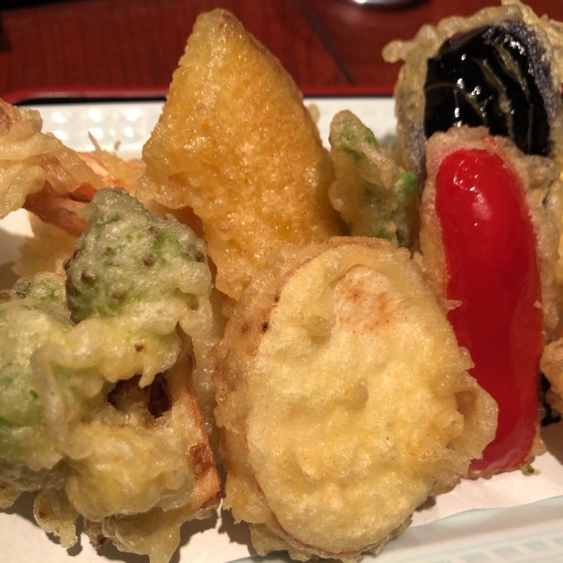 天ぷら盛り合わせ(す奈ば 東新宿店)