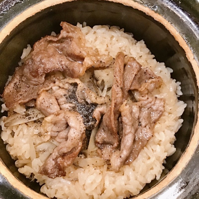 牛肉とトリュフの炊き込みごはん(おでん　まつむら )