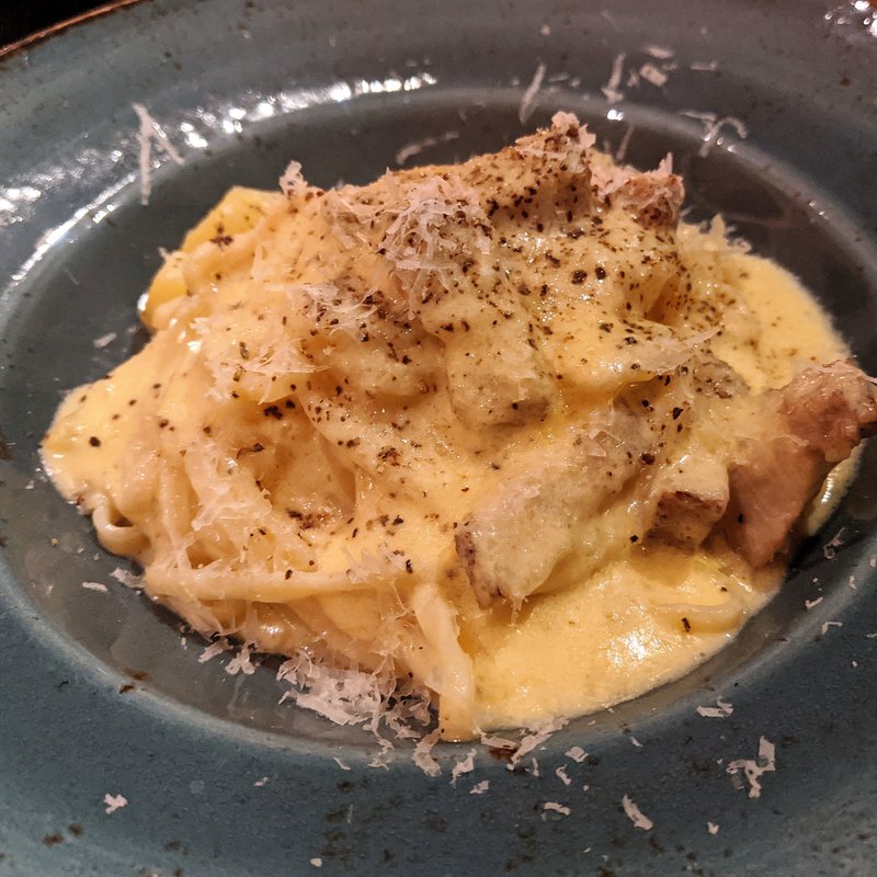 優味豚ベーコンのカルボナーラ(RIDE)