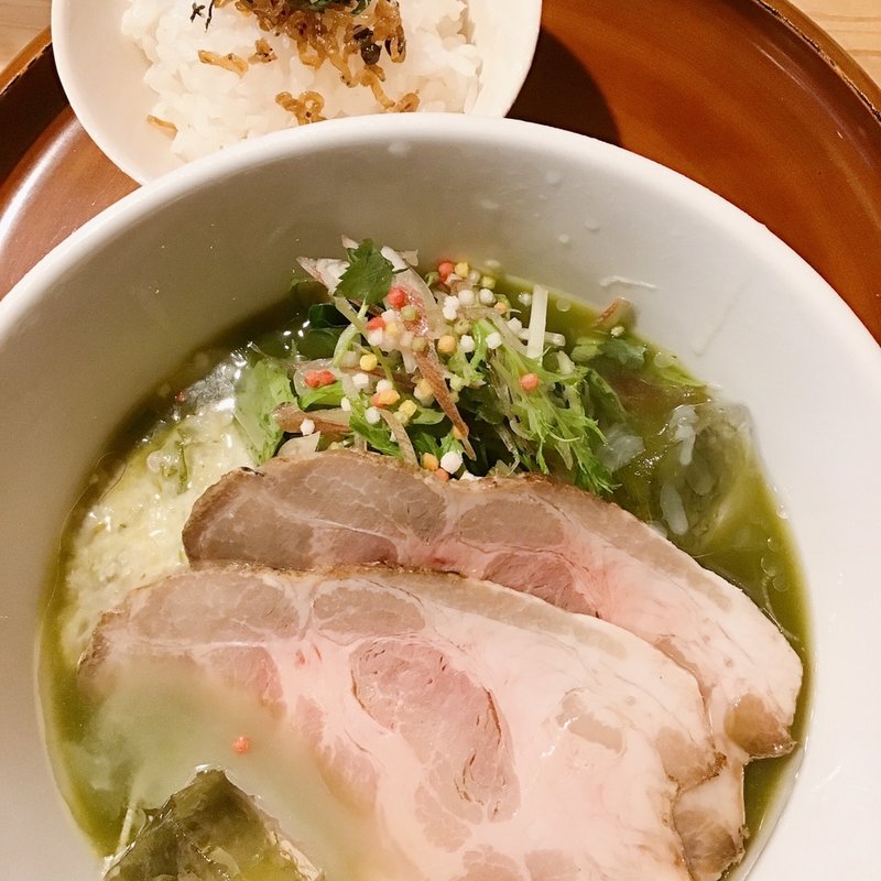 8月限定抹茶香る冷やし麺(麺処てしお セイラタウン本店)