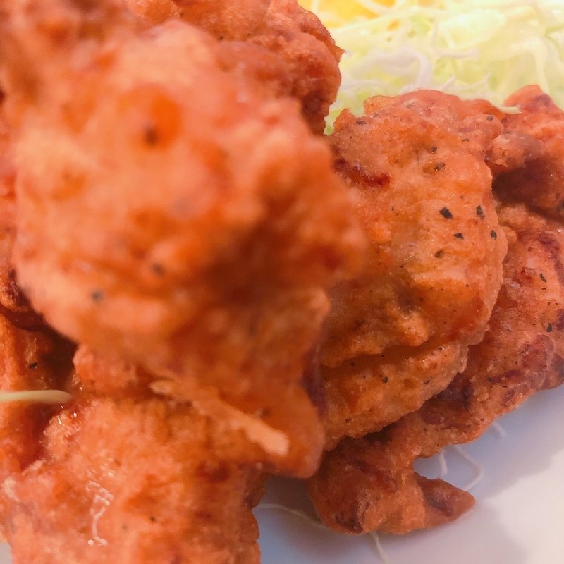 唐揚げ定食(浅草 水口食堂)