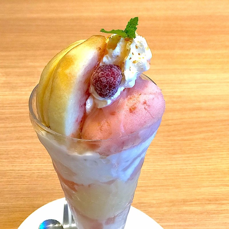 桃パフェ(デニーズ 中村橋店 （Denny's）)