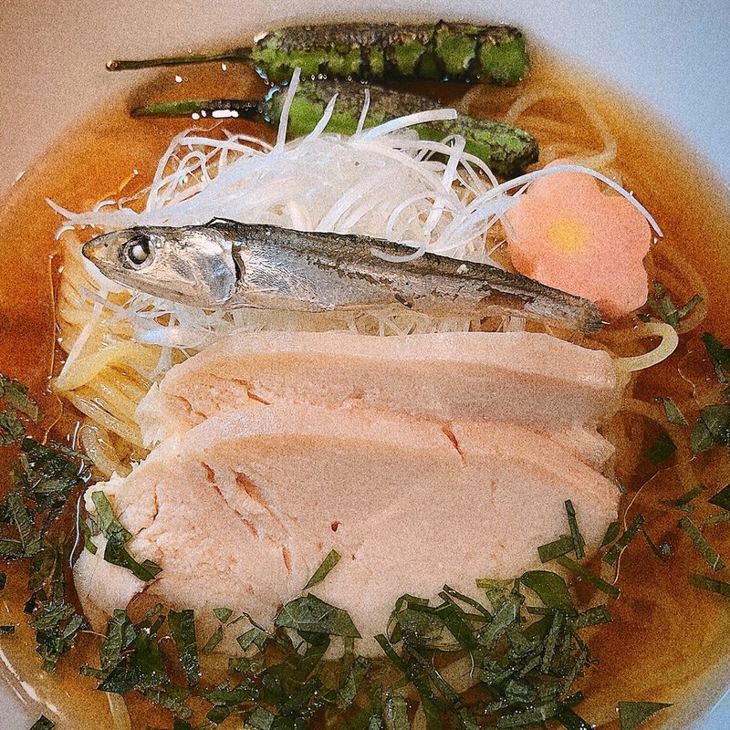 冷たい煮干しちゃん(拉麺開花(らーめんかいほう))