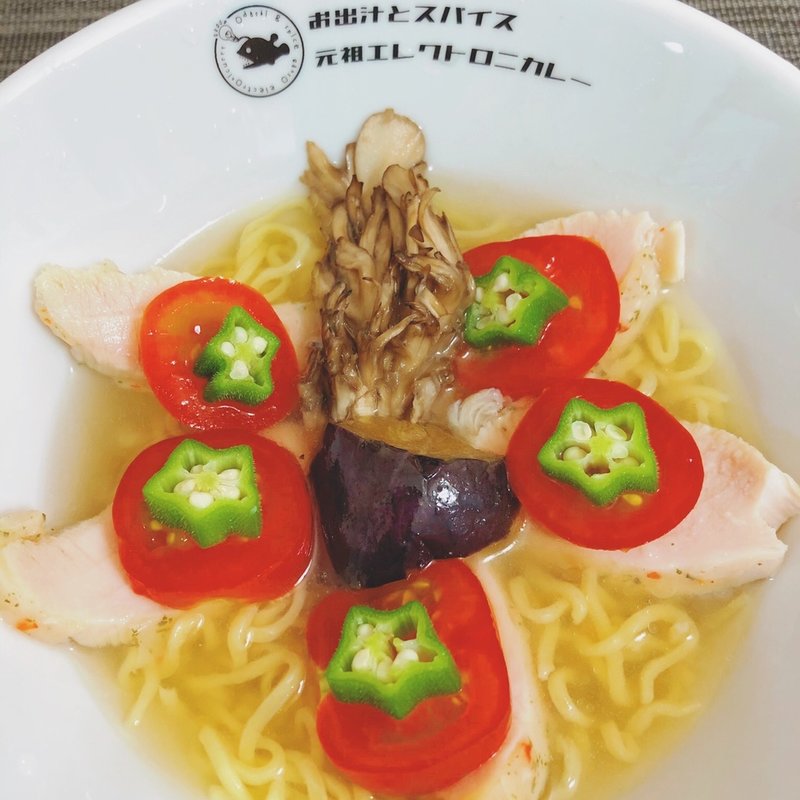 冷やし塩ラーメン(すえ☆pi亭)