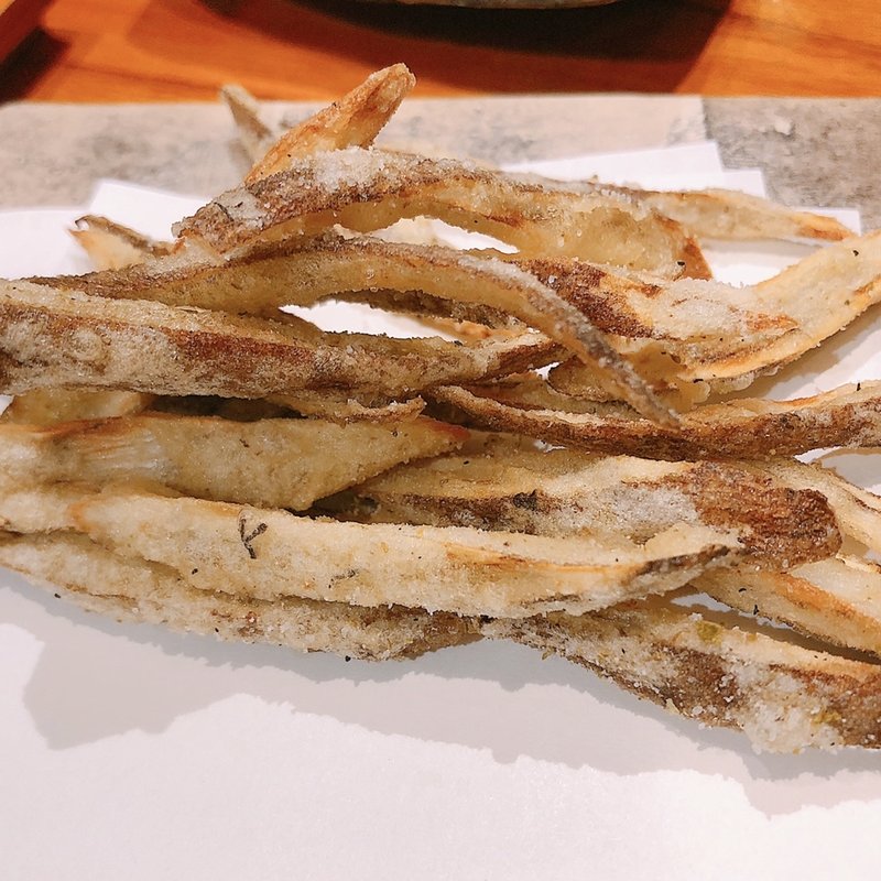 ごぼうの唐揚げ(おまけ)(料理屋 乃だ)