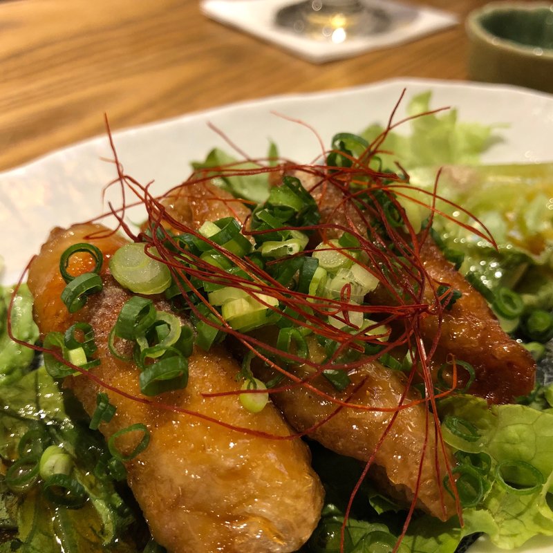 鶏皮餃子(小田原バル （【旧店名】小田原　板前バル）)