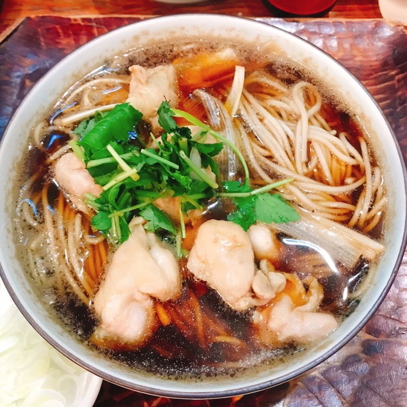 かしわ南ばん（鳥肉）(巴屋)